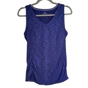 Athleta V-Neck Racerback Space Dye Tank Top
